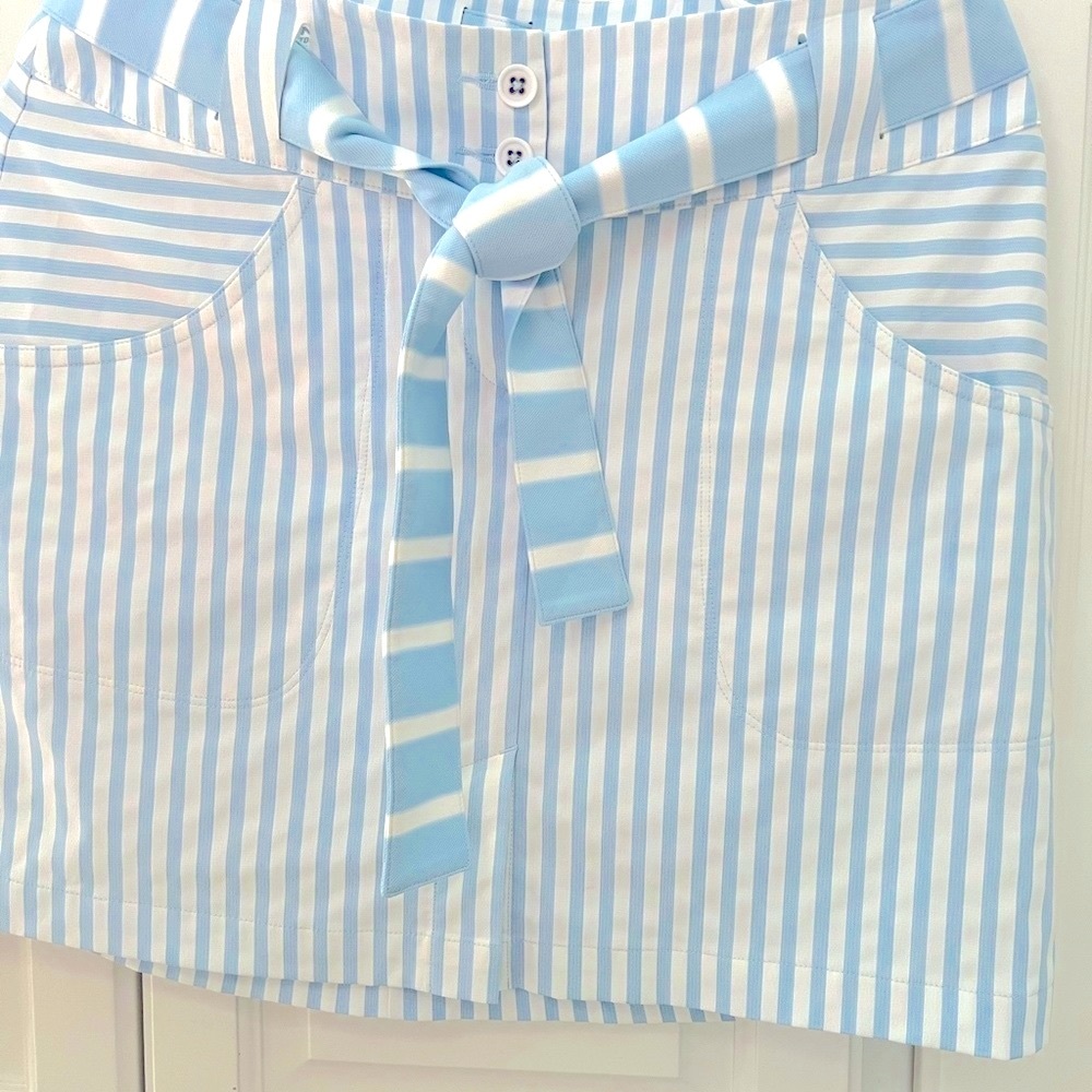 Nike Golf Skirt Powder Blue and White Size 2